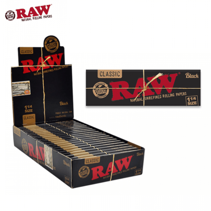 Raw Black Classic 1¼ Paper 50CT/24PK